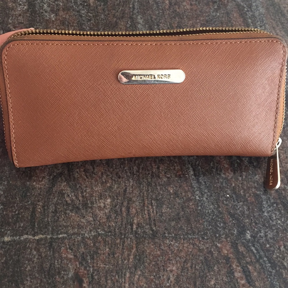 Cognac Michael Kors Wallet